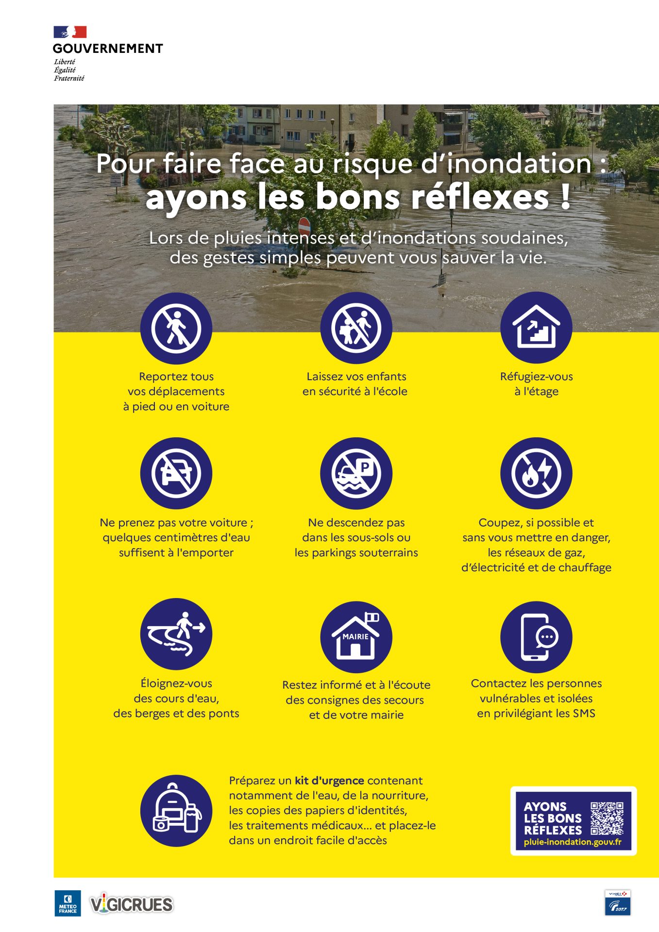 Lire la suite à propos de l’article Pluie inondation : ayez les bons réflexes